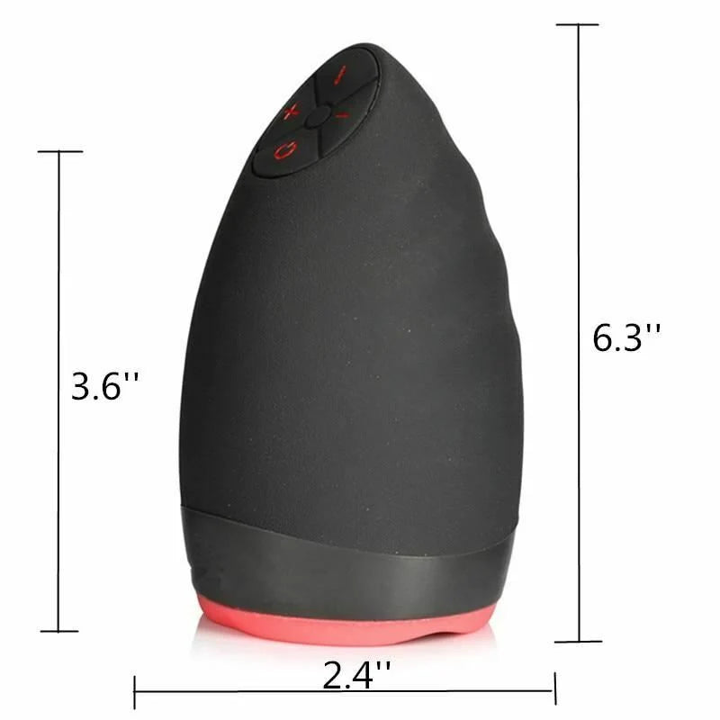 Automatic Oral Sex Machine Masturbation Cup Vibrating Heating Realistic